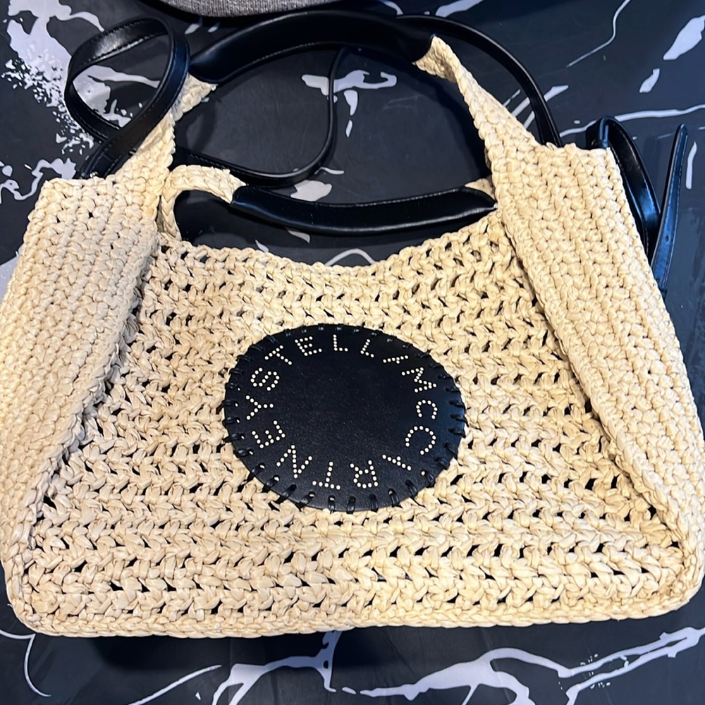 Stella McCartney straw bag